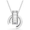 SWAROVSKI PENDENTE MATRIX BIANCO PLACCATURA RODIO 5639628