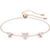 SWAROVSKI BRACCIALE ORTYX BIANCO PLACCATO COLOR ORO ROSA 5643737