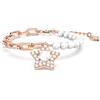 SWAROVSKI BRACCIALE STELLA BIANCO PLACCATURA COLOR ORO ROSA 5645461
