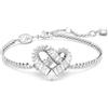 SWAROVSKI BRACCIALE MATRIX, CUORE BIANCO, 5648299