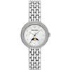 Emporio Armani Orologio Donna, movimento a fasi lunari, cassa in acciaio inossidabile argentato 32 mm con bracciale in acciaio inossidabile, AR11461