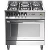 Lofra PLG86MFT/C Cucina Gas 5 Fornelli con Forno Elettrico da 80 cm Acciaio inossidabile