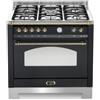 Lofra RNMG96GVGT/Ci Cucina Gas 5 Fornelli con Forno a Gas da 90 cm Nero
