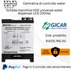 Scheda Gicar 9.9.05.74G03 H2O Water Dispenser LCD 230V