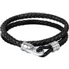 Morellato MOODY Bracciale Uomo in Acciaio, Pelle naturale - SQH38