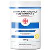 AIESI® Crema Base idrofila con vitamina E (1 Kg), Crema idratante ristrutturante per viso e corpo ideale per pelle secca, Uso farmaceutico, cosmetico e dermatologico, Made in Italy