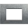 Bticino Spa Placca Quadra 3mod. Native Metallo Bticino LNA4803NA