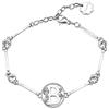 Brosway Bracciale Semirigido Donna In Acciaio Con Simbolo Lettere, Bracciale Donna Collezione Chakra - BHKB050