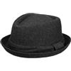 LIPODO Diamond Crown Cappello Pork Pie Spina di Pesce Multicolore con Fascia in Tessuto Unisex Estate Inverno