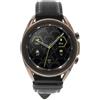 Samsung Galaxy Watch 3 LTE Acciaio Inox 41mm bronzo mistico Cinturino in pelle con cucitura nero(SM-R855) | ottimo | grade A
