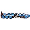 Tamashii Bracciale tibetano in Agata Blu BHS900-18