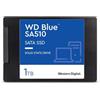 Western Digital WD Blue SA510, 1 TB, 2.5 SATA SSD, fino a 560 MB/s, Include Acronis True Image per Western Digital, clonazione e migrazione del disco, backup completo e ripristino rapido, protezione da ransomware