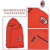 A.C. Milan Milan Accappatoio in Micro Spugna Salva Spazio Varie Taglie Prodotto Ufficiale (Taglia S)