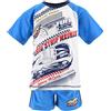 Disney Cars Bambino Maglietta e Pantaloncini (Blu,3 Anni)