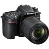 Nikon D7500 Fotocamera Reflex Digitale con Obiettivo AF-S DX NIKKOR 18-140mm f/3.5-5.6G ED VR, 20,9 Megapixel, Wi-Fi, Bluetooth, SD 8GB 300x Premium Lexar, Nero [Nital card: 4 Anni di Garanzia]