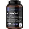 T-Rex Integratori VIKING's GH Plus Integratore Glutammina, Arginina, Lisina, Acido Aspartico, ZMA, Fosfatidilserina, Ornitina OKG | Per recupero muscolare notturno e aumento anabolismo - 100 cpr da 1500 mg