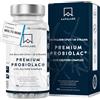 AAVALABS Fermenti Lattici Probiotici per Intestino 120 Miliardi UFC 30 Ceppi Batterici | Probiotici e Prebiotici con Lactobacillus Crispatus, Lactobacillus Acidophilus, Lactobacillus Gasseri - 90 Capsule