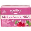 equilibra Integratori Alimentari Tisane, Tisana Snella e In Linea, 100% Ingredienti Funzionali per l'Equilibrio del Peso Corporeo, a Base di Mate e Tè Verde, Materiali 100% Riciclabili, 15 Filtri