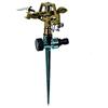 Ribimex Irrigatore a Battente su Picchetto in Metallo | Settore Regolabile 0-360°, Copertura fino a 400 m², Pressione 1-4 Bar, Ideale per Giardini, Prati e Bordure, PRA/AB.1411