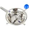 Omac Emanuel 190 Mulino Passatutto per alimenti in acciaio inossidabile, grigio, 34,4 x 24 x 10,2 cm
