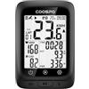 COOSPO BC107 Ciclocomputer GPS Senza Fili, Bluetooth ANT+ IP67 Impermeabile, Computer Bici Wireless con Display da 2,4 pollici Retroilluminazione Automatica del Tempo di Acquisizione del Segnale