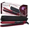 Remington Piastra per Capelli Silk - Rivestimento Ceramico a Doppio strato con Proteine della Seta per capelli Lisci e Lucenti - Display LCD, 150-235°C, max 30 secondi 240°C, Piastra Capelli S9600