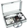 prorelax Manicure Pedicure Set Deluxe, per Uomini e Donne, Cura Professionale di Mani e Piedi per Casa e In Viaggio, 15 Attacchi di Alta Qualità In Acciaio Chirurgico, con Luce Led