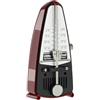 Wittner Metronomo Taktell Piccolo Serie 830 - Custodia in plastica - Senza campana - Rosso rubino - Meccanico a carica - Non sono necessarie batterie - Made in Germany