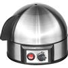Clatronic Cuociuova elettrico Clatronic per un massimo di 7 uova | cuociuova in acciaio inox con impostazione della durezza | interruttore acceso/spento illuminato | 400 watt | acciaio inox | EK 3321