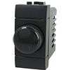 A2ZWORLD Regolatore Dimmer A Manopola 220V, Compatibile Con Bticino Living Light (Nero)
