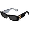 Gucci Occhiali da Sole Gucci GG0516S Black/Grey 52/20/145 donna