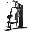 Marcy Multistazione Eclipse HG3000 Compact Home Gym - Torre Pesi da 68 kg - Puleggia Alta e Bassa - Peso Massimo utente 135 kg - Nero