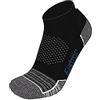 Eisbär 17637#3001F39 LIGHT TREKKING LOW DX+SX Calzini Unisex BLACK Taglia 43-46