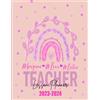 Independently published 2023-2024 Teacher Lesson Planner: Class Organization and Lesson Planning (Rainbow cover)
