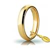 UNOAERRE Fede Nuziale Unoaerre Comoda da 5 mm in oro giallo 18kt dal n. 22