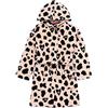 Barbie Dressing Gown Girls Kids Animal Leopard Stampa PJS Robe 7-8 anni