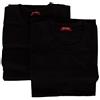 RAGNO SPORT Confezione 2 t-Shirt Intime Uomo Camiciola Cotone Manica Corta Girocollo Bipack 601415, 020B Nero, XL
