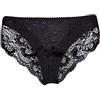 JADEA 6 Pezzi Slip Donna con Pizzo Art. 791 (6 Pezzi Nero, 5)