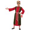 Fun Shack Vestito Re Magio Bambino - Costume Rosso con Corona per Carnevale, Halloween, Compleanni e Feste a Tema, M