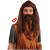 Fun Shack Parrucca Vichingo Con Barba Vichingo, Parrucca Vichingo Uomo Meglio Indossato Per Costume Vichingo Uomo, Parrucca E Barba, Barba Carnevale, Barba Finta Carnevale