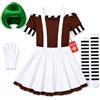 Fun Shack Costume E Parrucca Donna Fabbrica Di Film, Abito Carnevale Donna, Costume Halloween Donna M