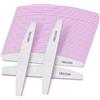 Selistamm Lime per Unghie, 25 Pezzi Lime per Unghie 240/240, Lime Unghie Professional, Lima per Gel Unghie, Doppia Faccia per Uso Domestico e Salone