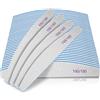 BLESWIN Lima per unghia, professionale grana 100/100, set 12 acriliche lavabili riutilizzabili, bordo smerigliato gel estensioni poli