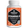 Vitamaze - amazing life Vitamaze® Vitamina B Complex Forte +140 Mg de Tutte le Vitamine Gruppo B, 120 compresse per 4 mesi de Vitamina B1, Vitamina B3, Vitamina B6, Biotina, Vitamina B12 y Acido Folico, Qualità Tedesca..