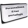 GIFART Stampa personalizzata su Portafogli per Donna portamonete in Similpelle con scompartimento per tessere, monete e contanti
