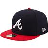 New Era Atlanta Braves Navy 59Fifty Basecap - 7 1/2-60cm (XL)