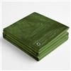 Muchuu Telone impermeabile GF Premium Line 140g/m² verde 1,5m x 6m = 9m², telo in tessuto e protettivo, telone rinforzato occhiellato per barche, legno, piscina, mobili da giardino, auto, antistrappo