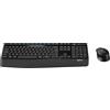 Logitech MK345 Combo Tastiera di Dimensioni Standard con Poggiapolsi e Comodo Mouse per la Mano Destra, Layout Internazionale QWERTY - Nero