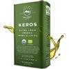 Ancient Foods BIO | Kerós Olio d'oliva biologico | spremuto a freddo | Olio extravergine di oliva dalla Grecia | Ricco di fenoli | Alberi millenari | Raccolta tradizionale a mano | 3 Litro