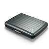 ÖGON -DESIGNS- Portafoglio in alluminio di grande capacità con chiusura in metallo, protezione RFID contro le frodi e la smagnetizzazione, modello Smart Case OSLO Large